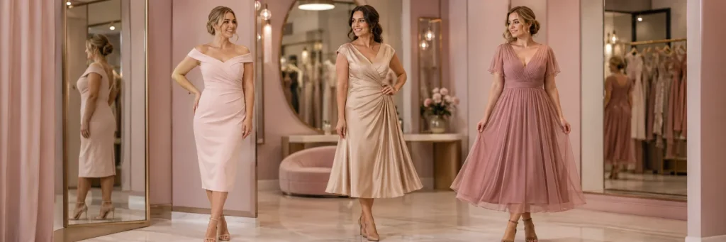 Rochiile elegante cu design universal: Ce croiuri avantajează aproape orice corp