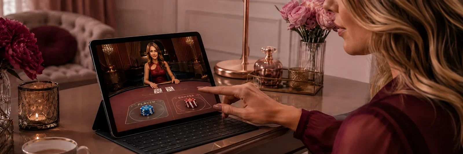Cum pariezi pe „Banker” sau „Player” la jocurile de live baccarat?